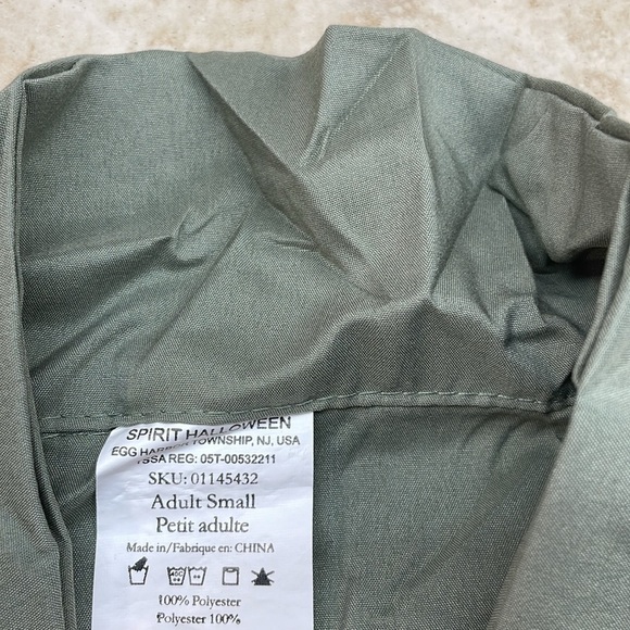 Spirit Adult Costume Wing Girl Dress Mini Halloween Festival Green Size S - Picture 5 of 10